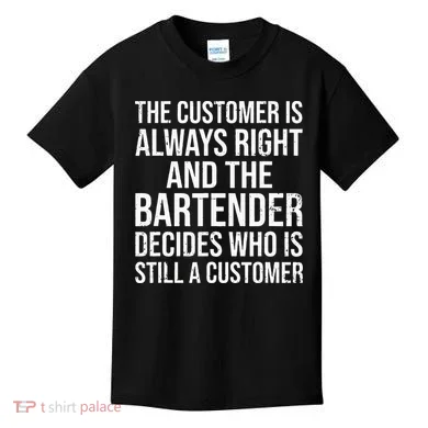 Funny Bartender Kids T-Shirt