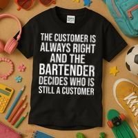 Funny Bartender Kids T-Shirt thumb 3