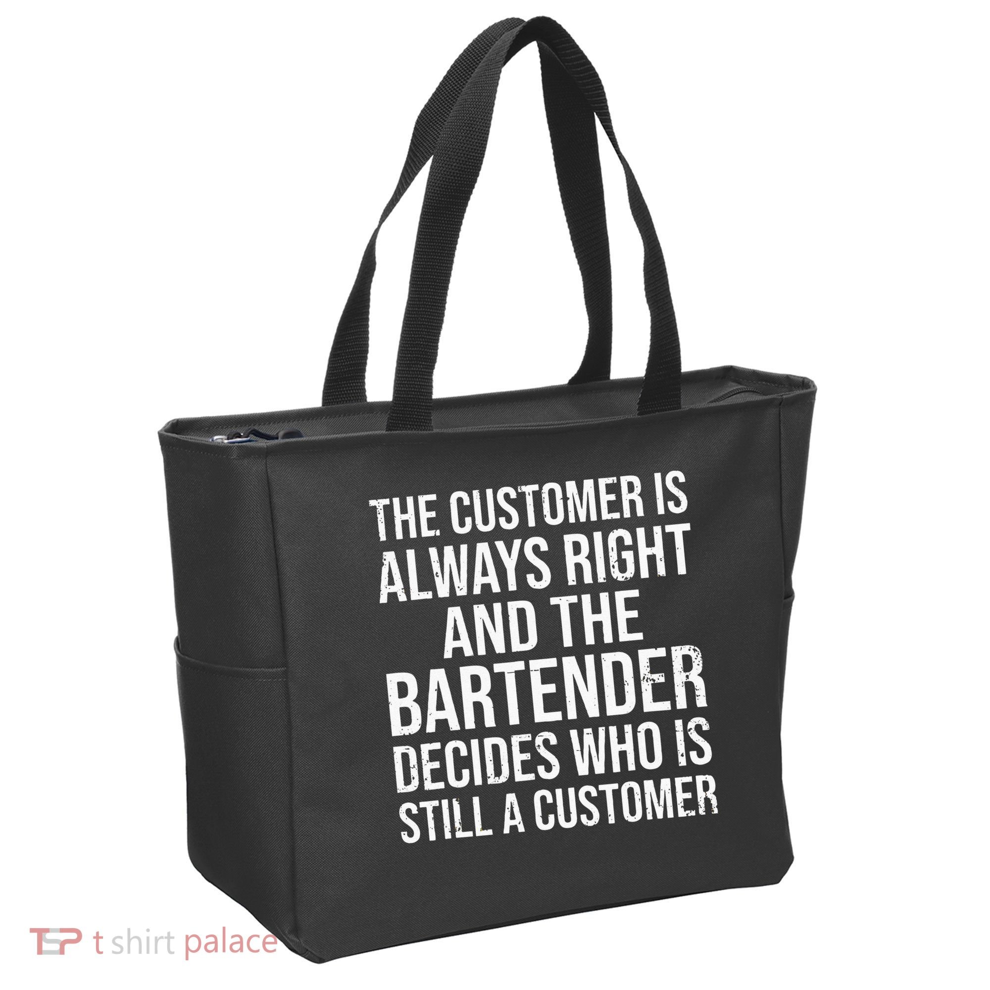 Funny Bartender Tote Bag