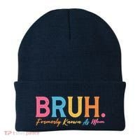 Funny Bruh Formerly Known As Mom Beanie thumb 0