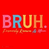 Funny Bruh Formerly Known As Mom Santa Hat thumb 1