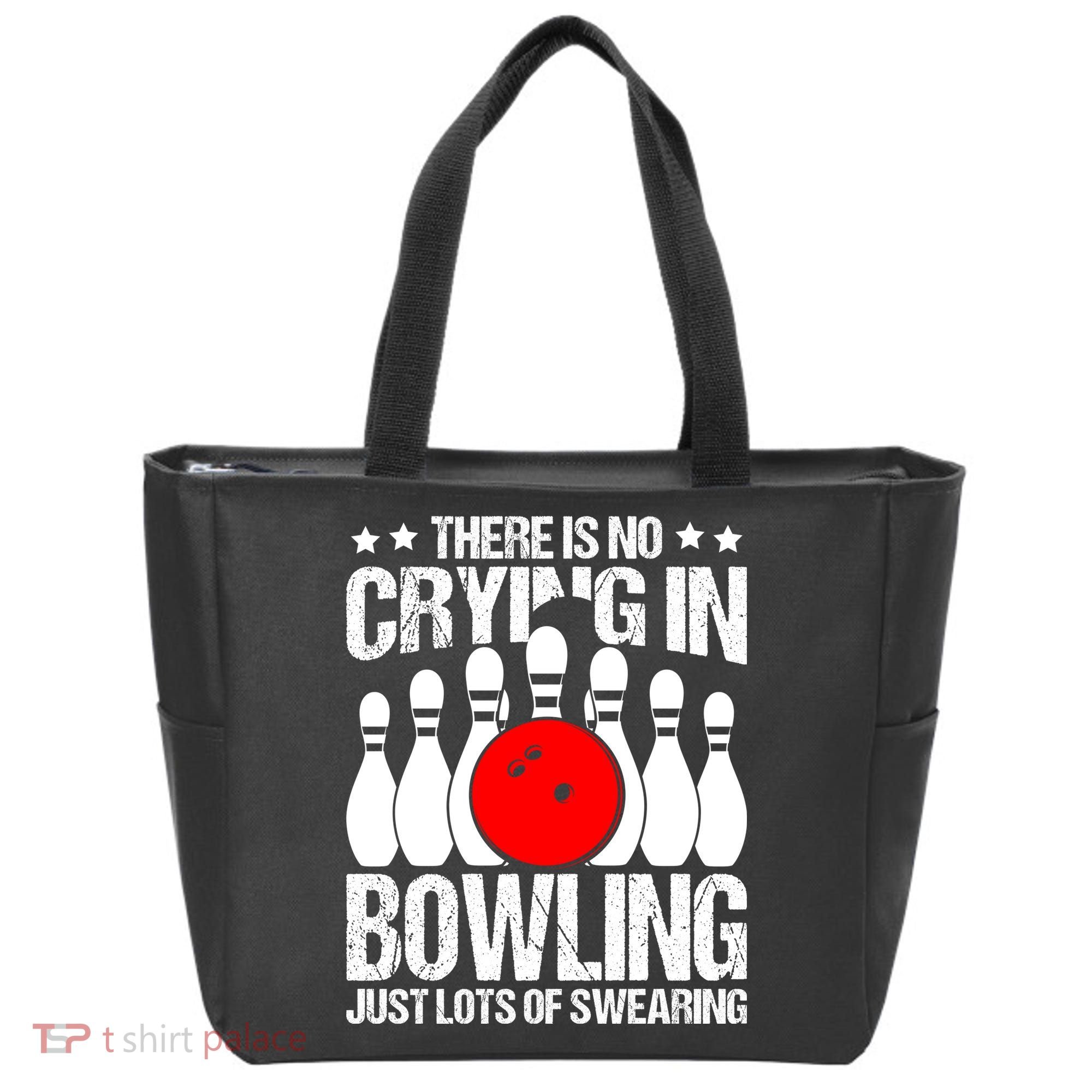Funny Bowling Tote Bag