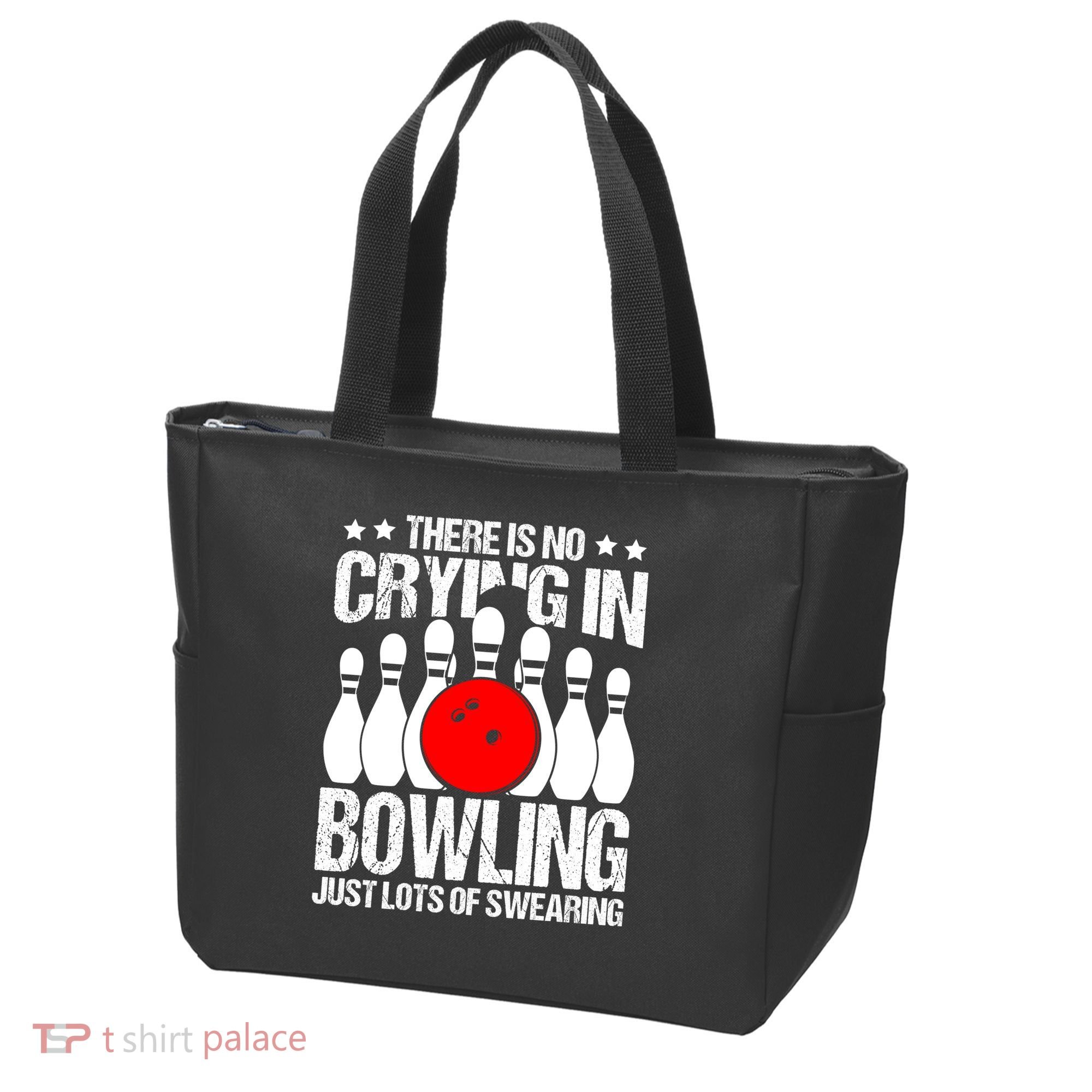 Funny Bowling Tote Bag