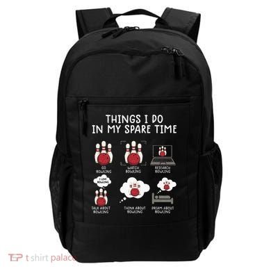 Funny Bowling For Men Backpack