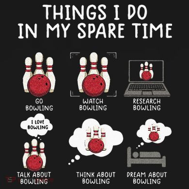 Funny Bowling For Men Button