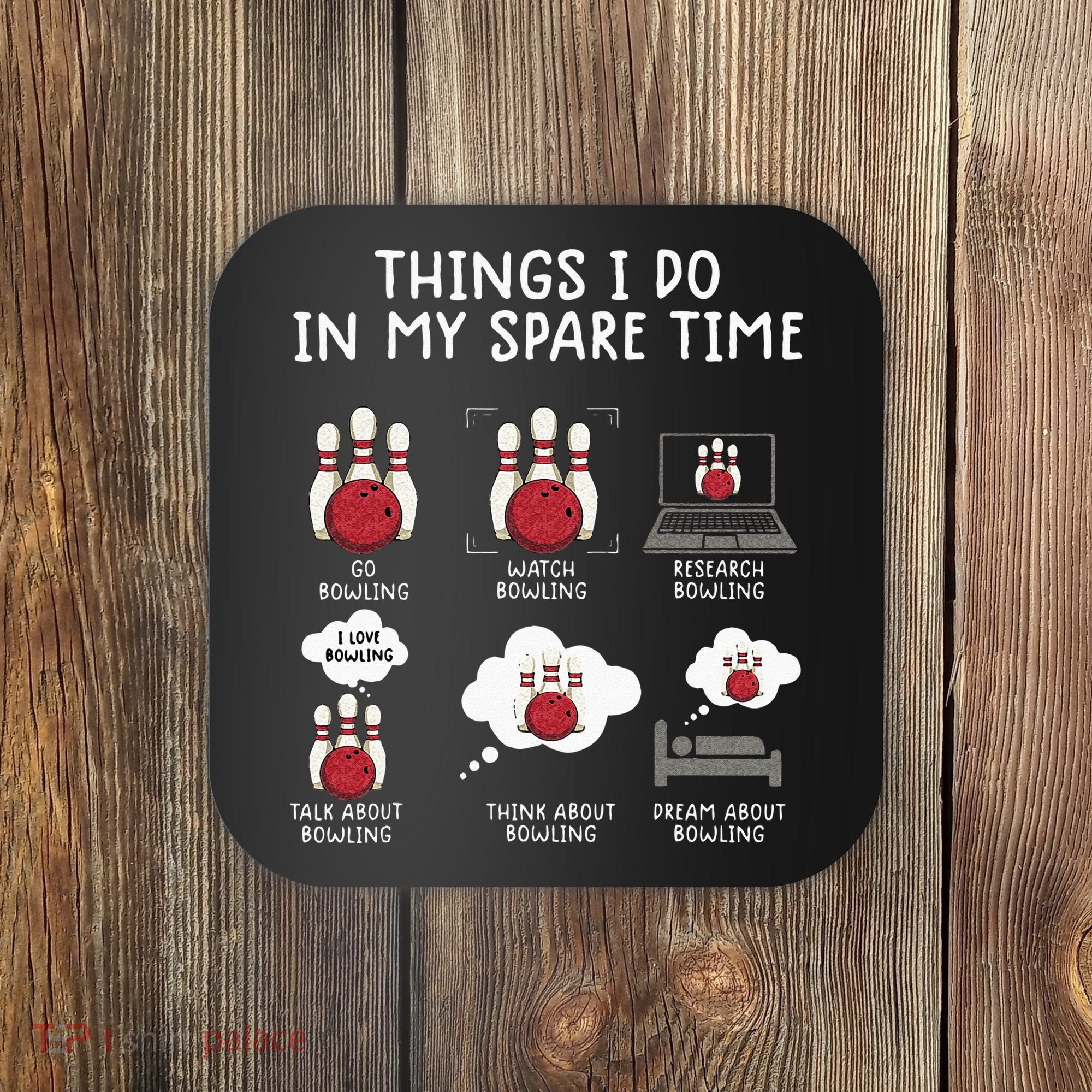 Funny Bowling For Men Coaster