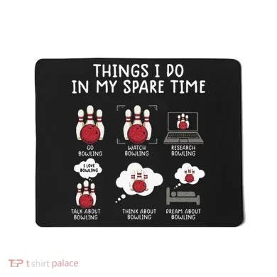 Funny Bowling For Men Mousepad