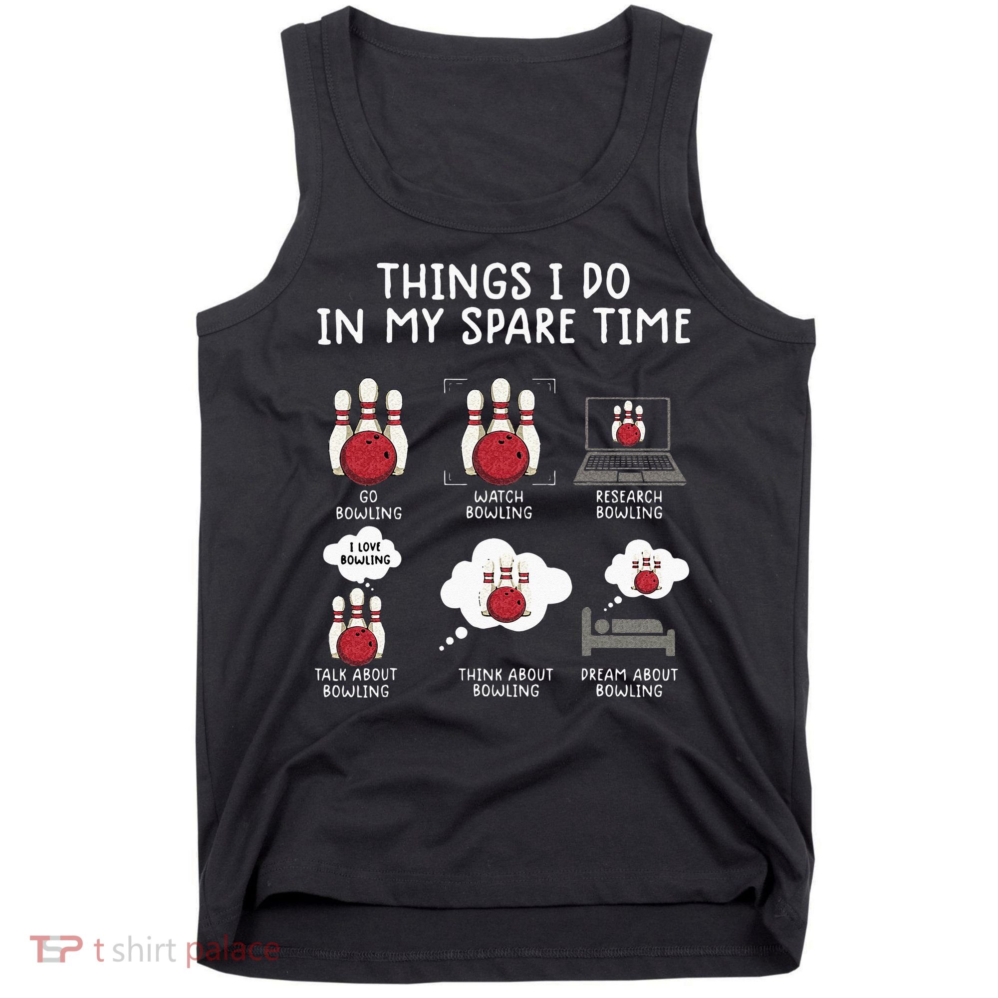 Funny Bowling For Men Tank Top