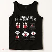 Funny Bowling For Men Tank Top thumb 2