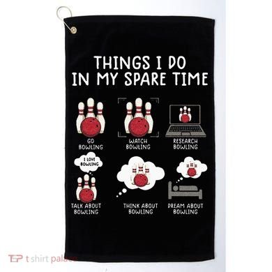 Funny Bowling For Men Golf Towel