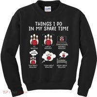 Funny Bowling For Men Kids Sweatshirt thumb 0