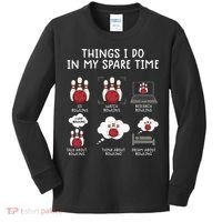 Funny Bowling For Men Kids Long Sleeve Shirt thumb 0