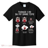 Funny Bowling For Men Kids T-Shirt thumb 0