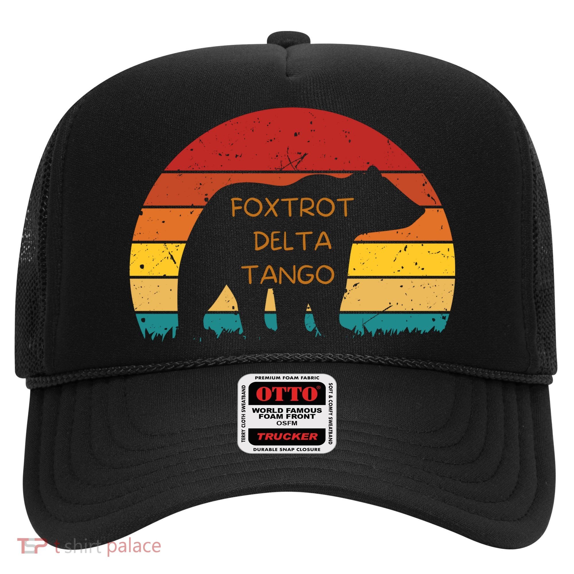 Funny Bear Foxtrot Delta Tango  Hat