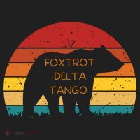 Funny Bear Foxtrot Delta Tango  Hat thumb 2