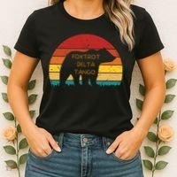 Funny Bear Foxtrot Delta Tango  Women's T-Shirt thumb 2