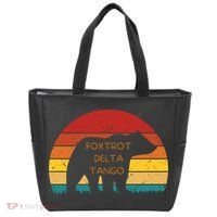 Funny Bear Foxtrot Delta Tango  Tote Bag thumb 0