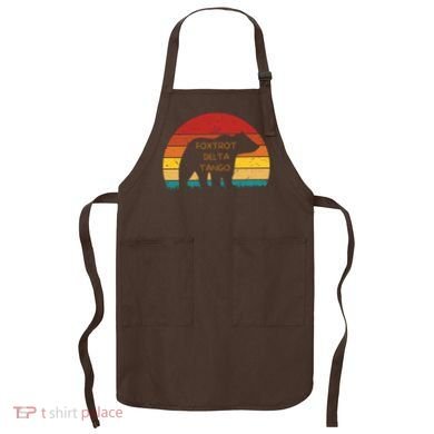 Funny Bear Foxtrot Delta Tango  Apron