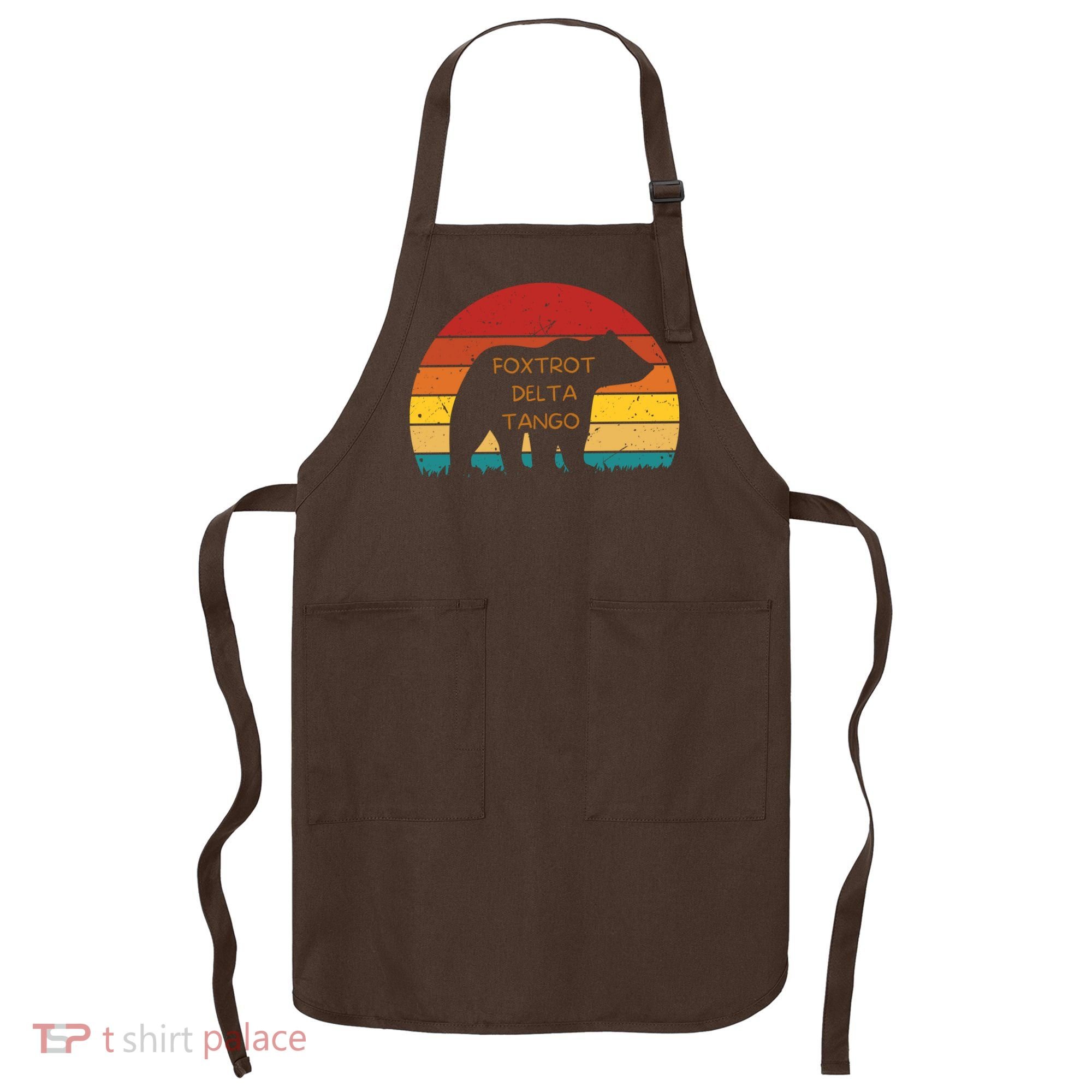 Funny Bear Foxtrot Delta Tango  Apron
