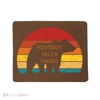 Funny Bear Foxtrot Delta Tango  Mousepad thumb 0