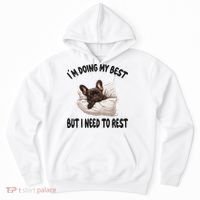 French Bulldog Frenchie Dog Pajamas Sleeping Napping Hoodie thumb 0