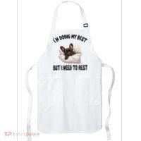 French Bulldog Frenchie Dog Pajamas Sleeping Napping Apron thumb 0