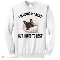 French Bulldog Frenchie Dog Pajamas Sleeping Napping Sweatshirt thumb 0