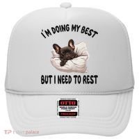 French Bulldog Frenchie Dog Pajamas Sleeping Napping Hat thumb 0