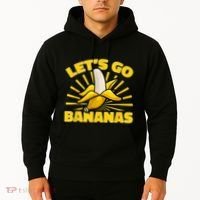 Funny Banana Fruit Lets Go Bananas Hoodie thumb 2