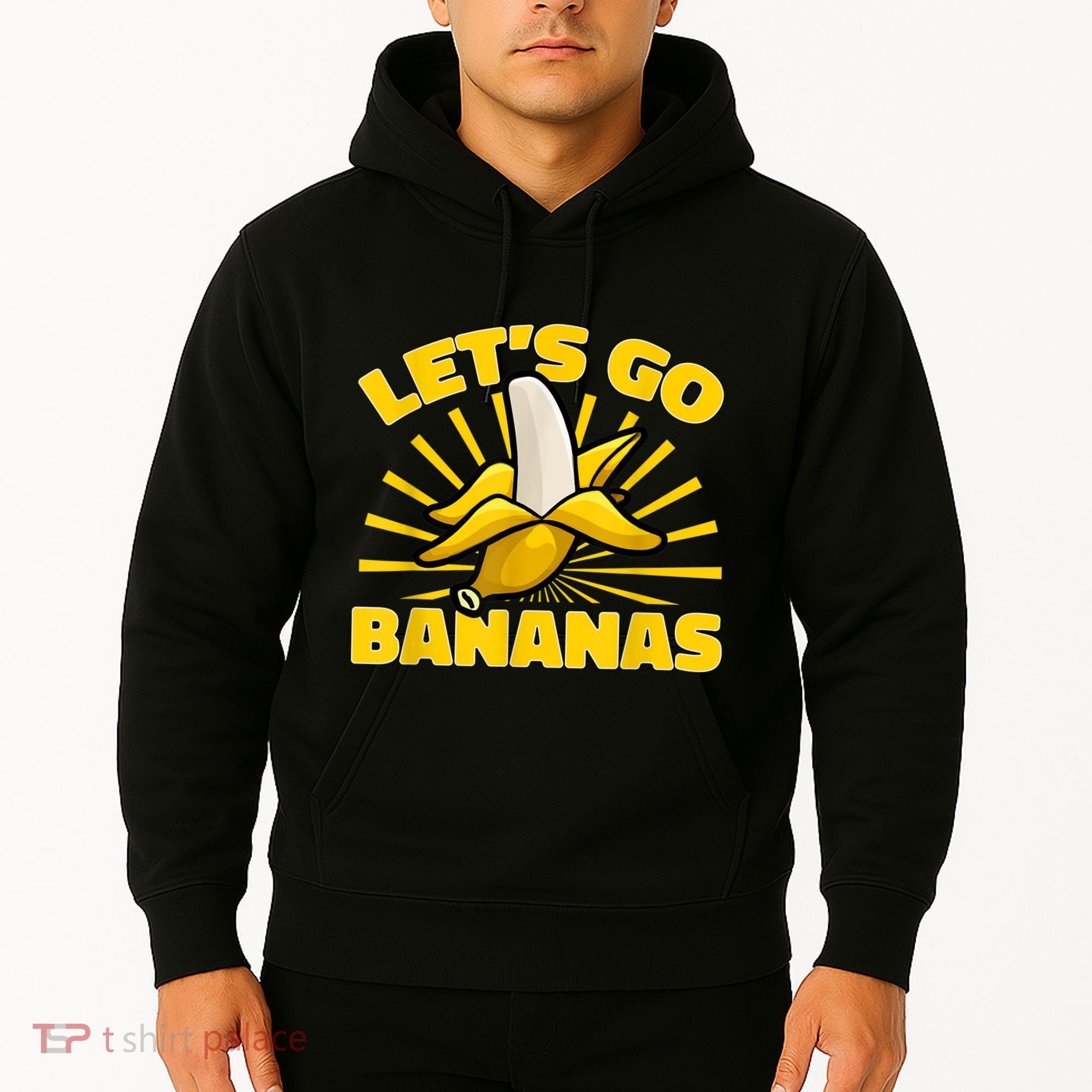 Funny Banana Fruit Lets Go Bananas Hoodie