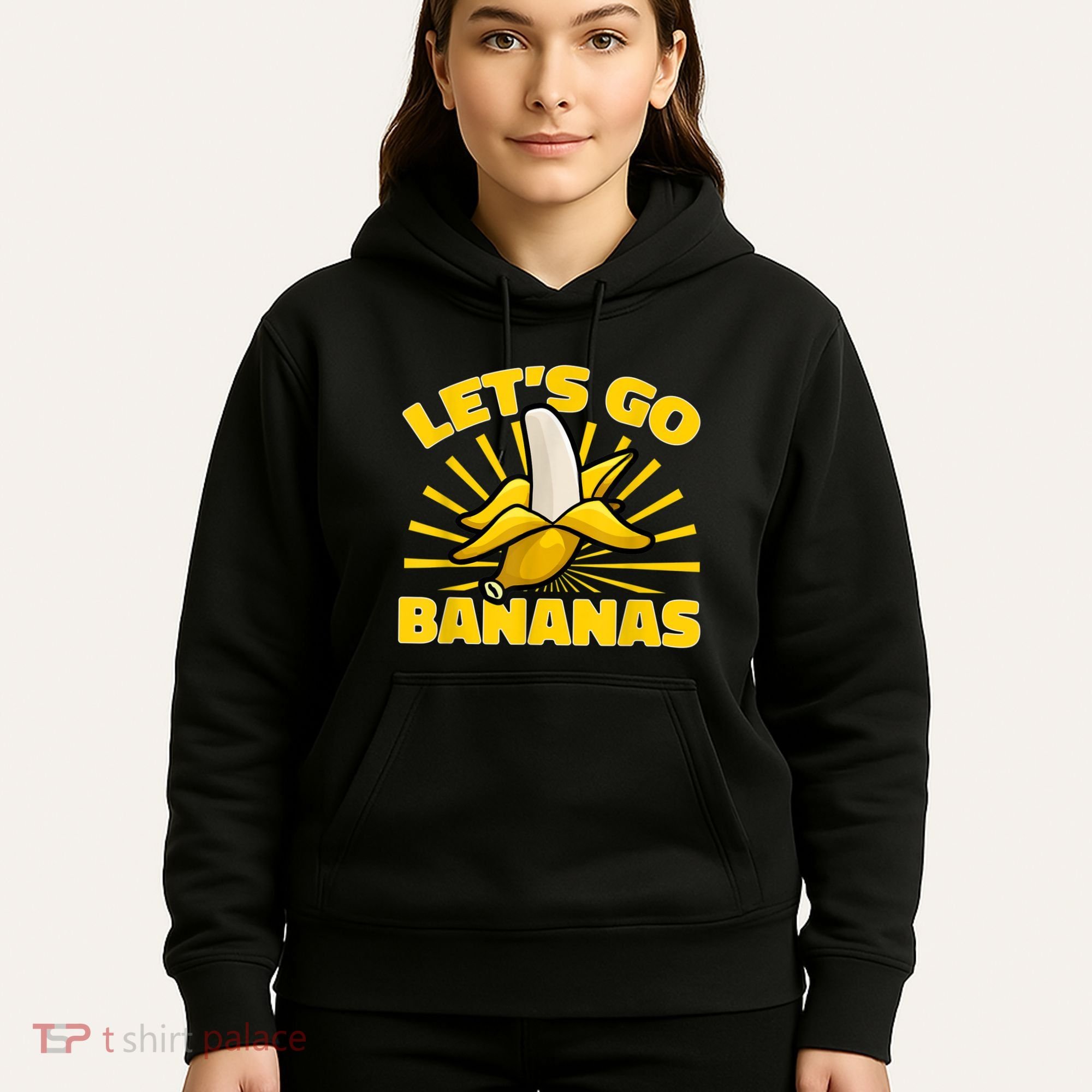 Funny Banana Fruit Lets Go Bananas Hoodie