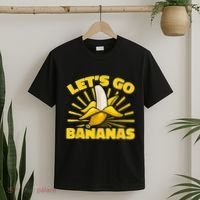 Funny Banana Fruit Lets Go Bananas T-Shirt thumb 2