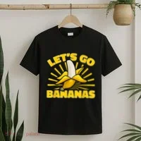 Funny Banana Fruit Lets Go Bananas T-Shirt thumb 2