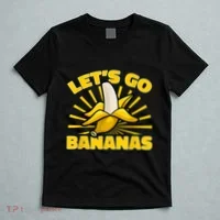 Funny Banana Fruit Lets Go Bananas T-Shirt thumb 5