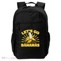 Funny Banana Fruit Lets Go Bananas Backpack thumb 0