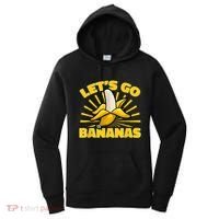 Funny Banana Fruit Lets Go Bananas Women's Hoodie thumb 0