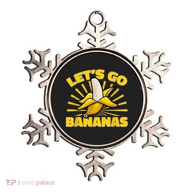 Funny Banana Fruit Lets Go Bananas Ornament
