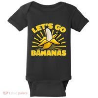 Funny Banana Fruit Lets Go Bananas Baby Bodysuit thumb 0