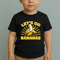 Funny Banana Fruit Lets Go Bananas Toddler T-Shirt thumb 2