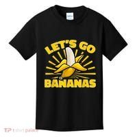 Funny Banana Fruit Lets Go Bananas Kids T-Shirt thumb 0