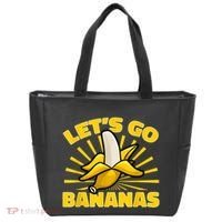 Funny Banana Fruit Lets Go Bananas Tote Bag thumb 0