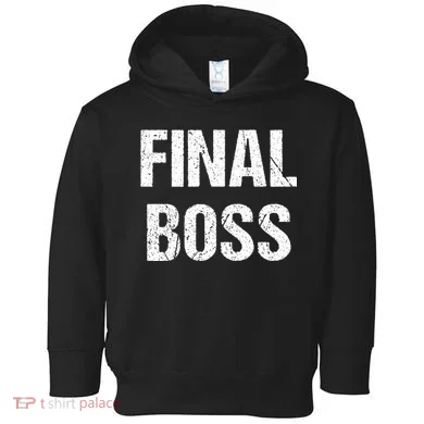 Final Boss Toddler Hoodie