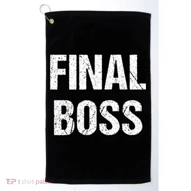 Final Boss Golf Towel