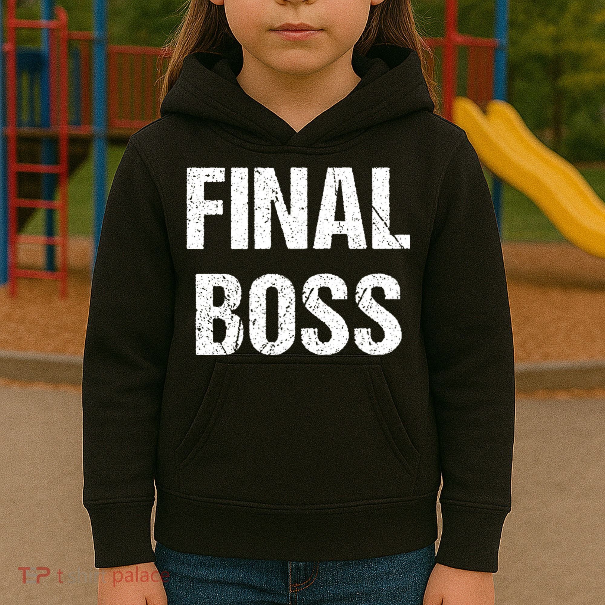 Final Boss Kids Hoodie