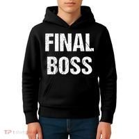 Final Boss Kids Hoodie thumb 4