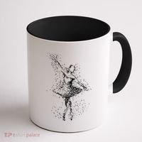 Fading Ballerina Coffee Mug thumb 1