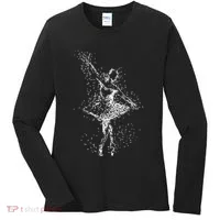 Fading Ballerina Women's Long Sleeve Shirt thumb 0