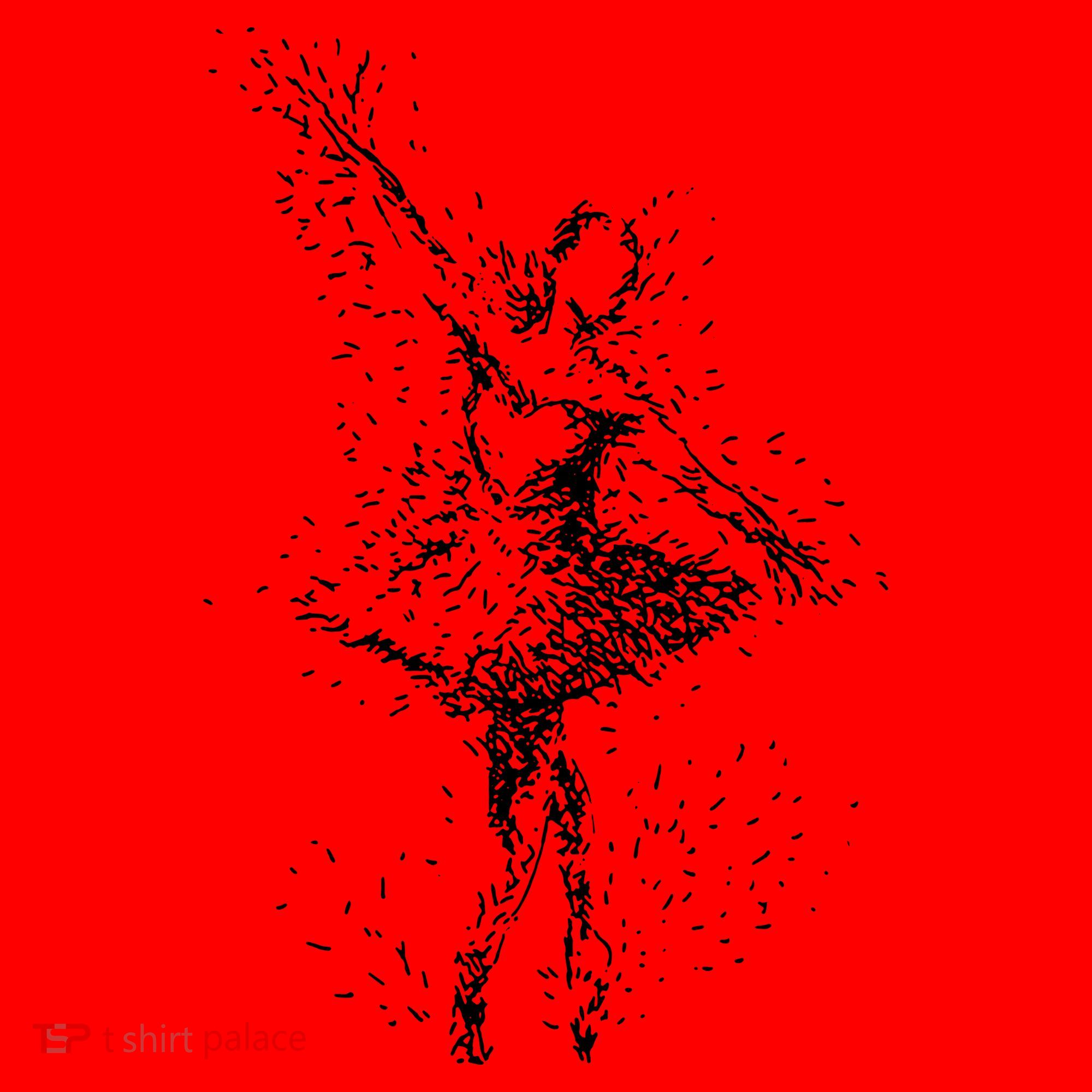 Fading Ballerina Santa Hat
