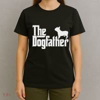 French Bulldog Father Dad The Dogfather T-Shirt thumb 4