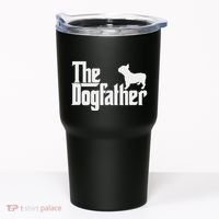 French Bulldog Father Dad The Dogfather Tumbler thumb 0